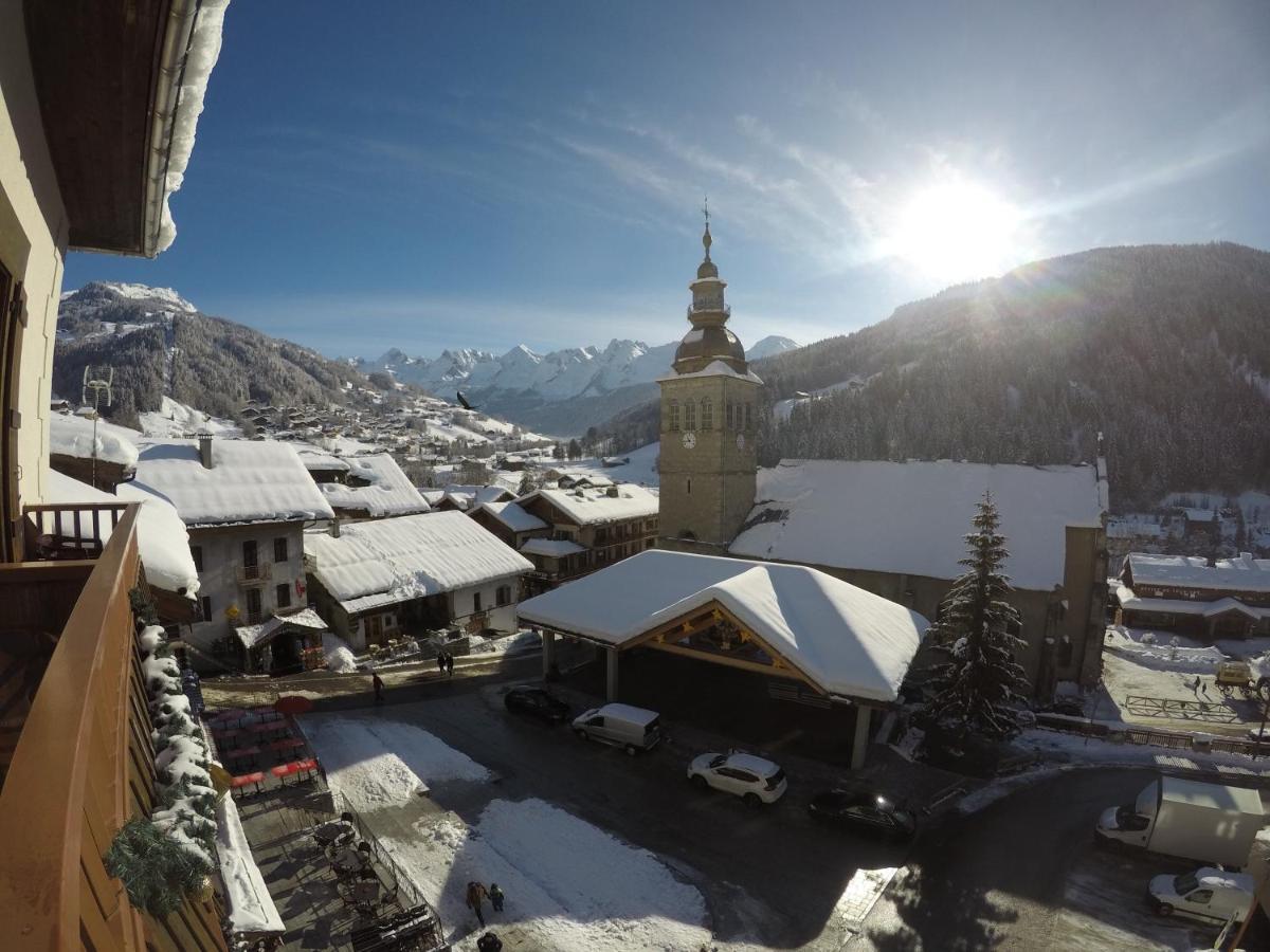 Hotel La Pointe Percée Le Grand-Bornand Exterior foto