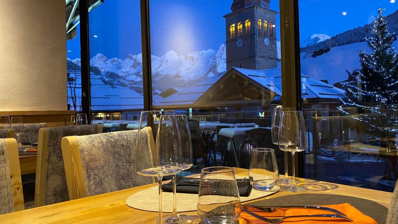 Hotel La Pointe Percée Le Grand-Bornand Exterior foto