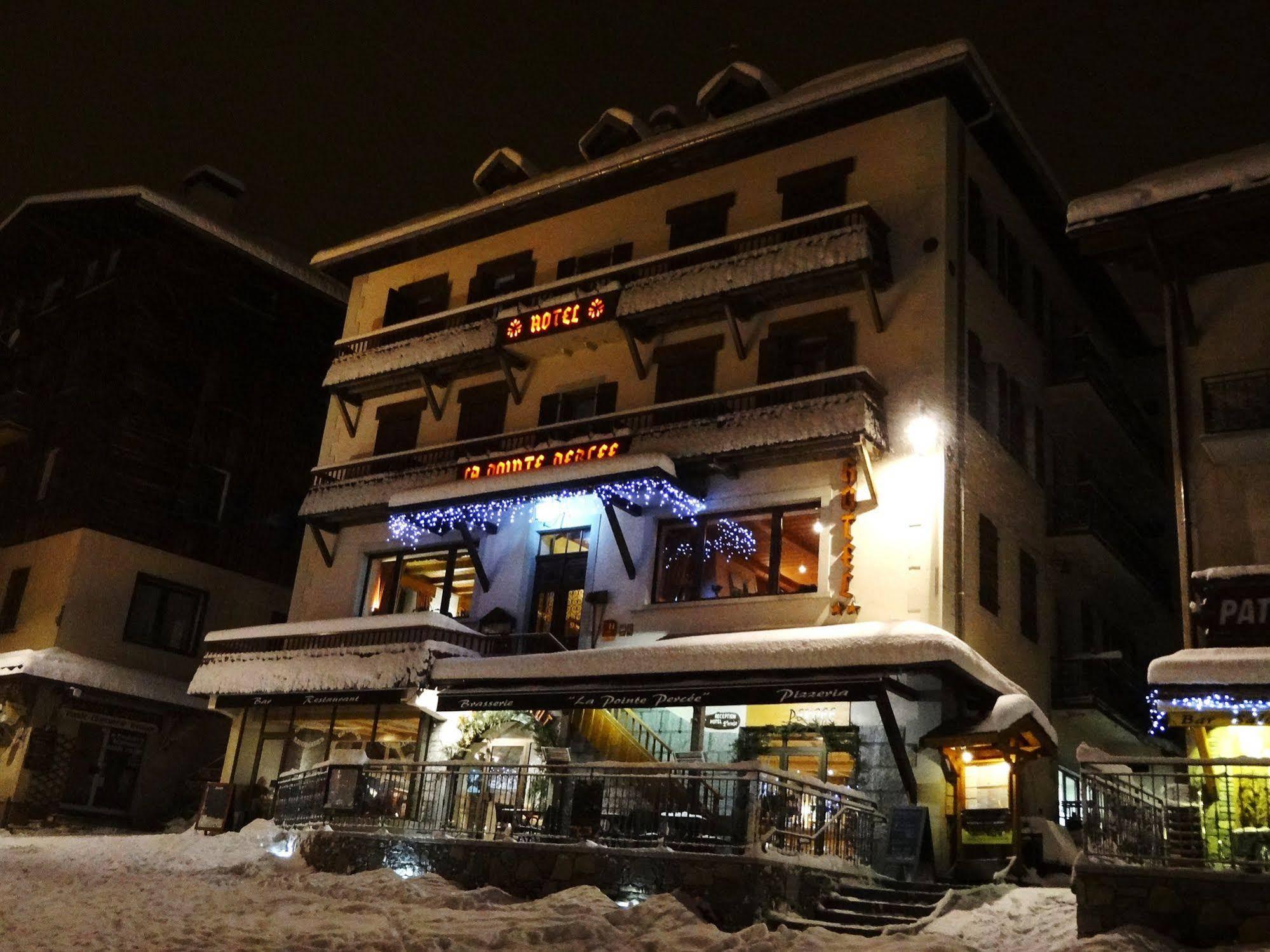 Hotel La Pointe Percée Le Grand-Bornand Exterior foto