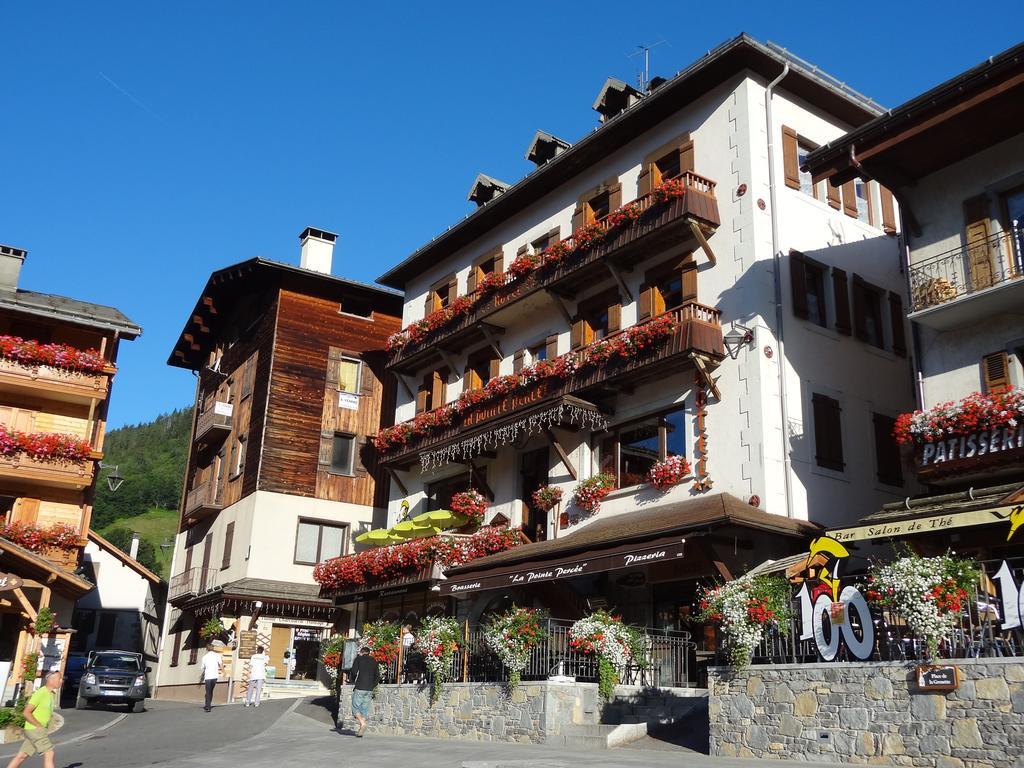 Hotel La Pointe Percée Le Grand-Bornand Exterior foto